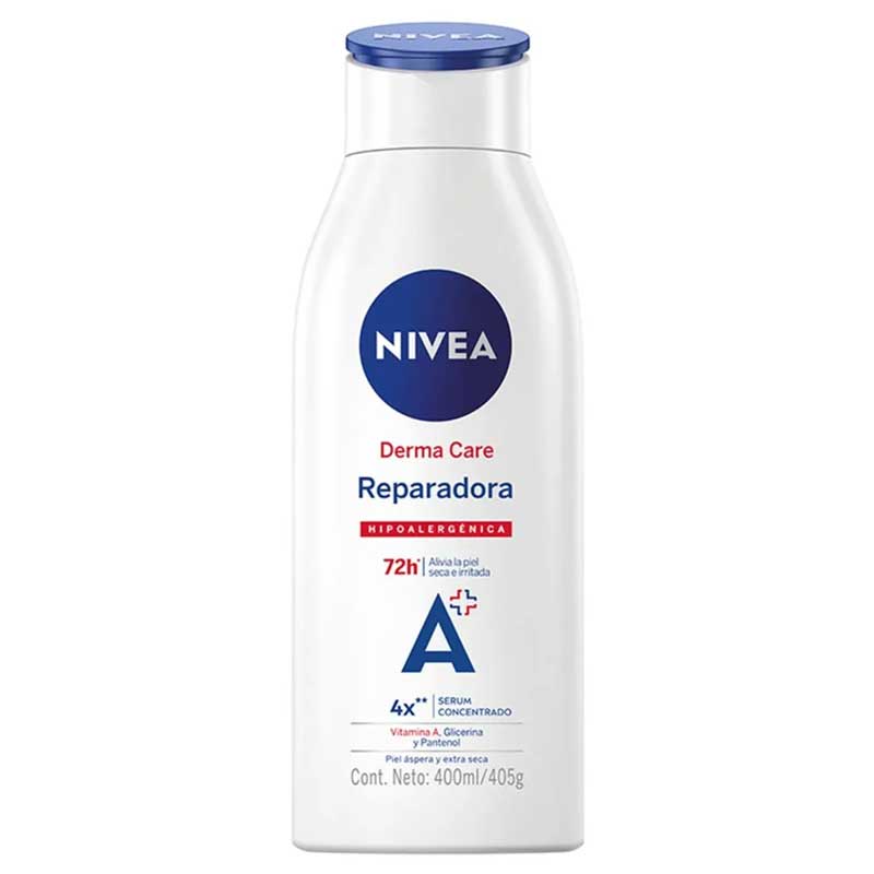 NIVEA BODY DERMA CARE REPARADORA HIPOALERGENICA X 400 ML