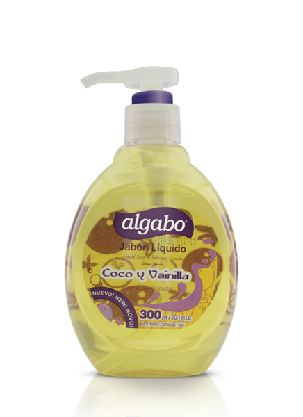 ALGABO JABON LIQ COCO VAINILLA X 300 ML