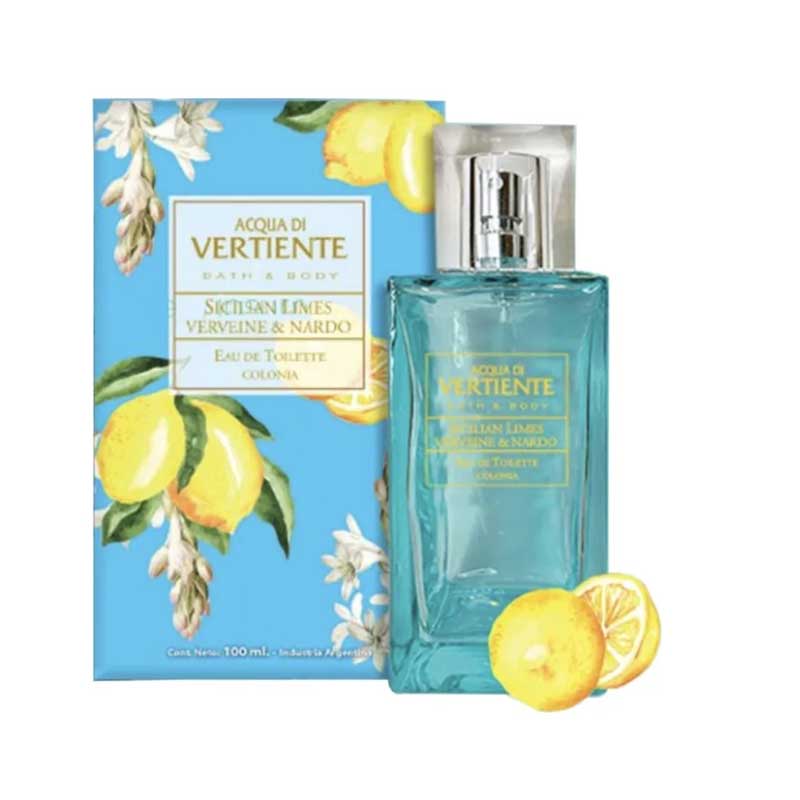 VERTIENTE EAU DE TOILETTE SILICIAN LIMES VERVEINE Y NARDO X 100 ML