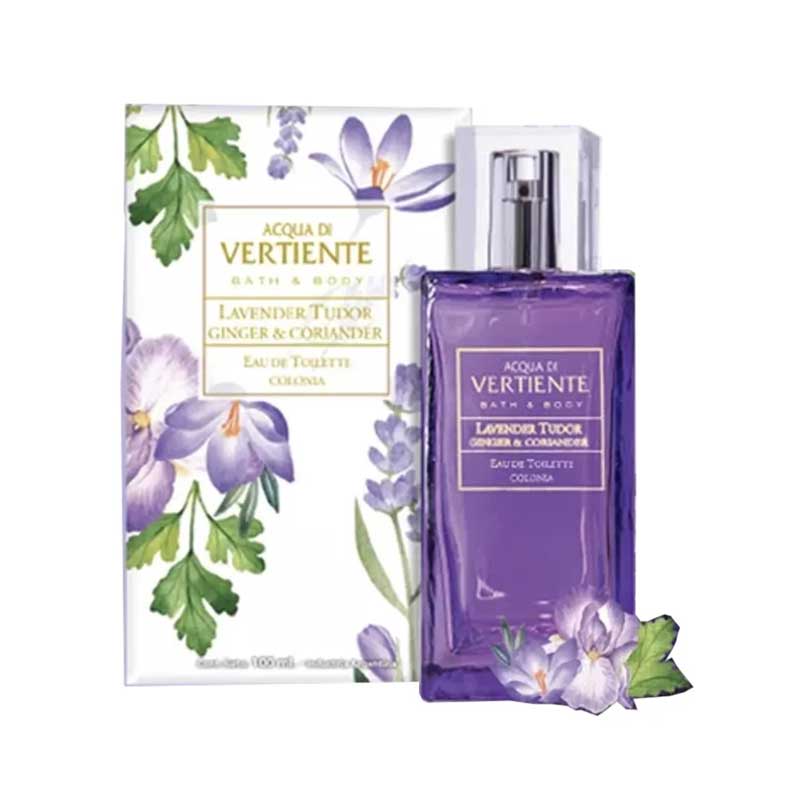 VERTIENTE EAU DE TOILETTE LAVENDER TUDOR GINGER Y CORIANDER X 100 ML