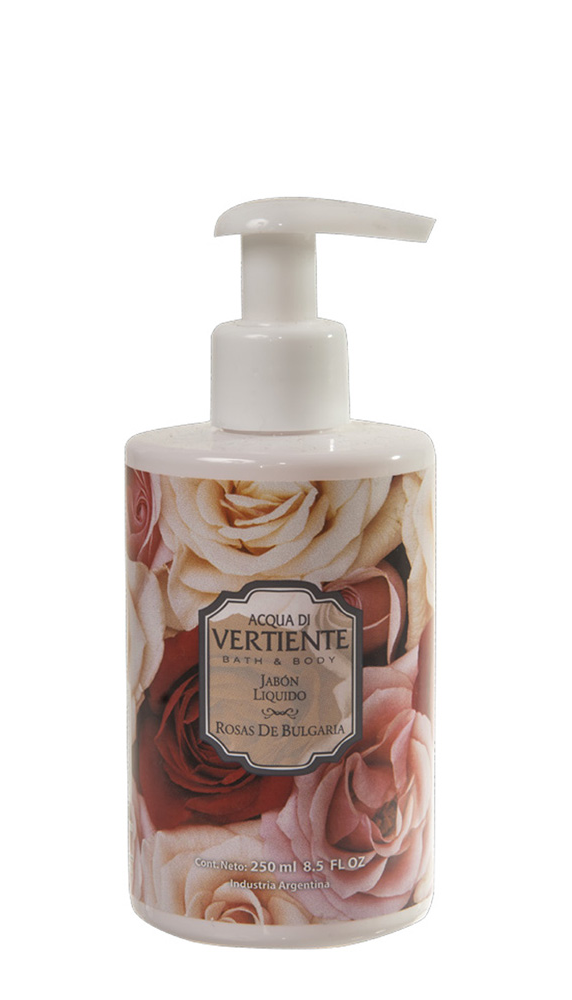 VERTIENTE JABON LIQUIDO R BULGARIA X 250 ML