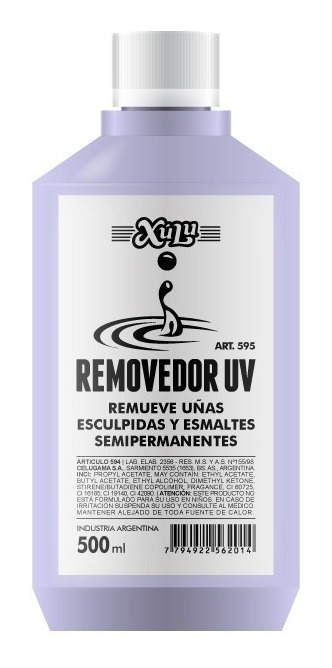 XULU REMOVEDOR UV X 500 ML ART 595