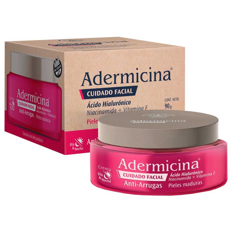 ADERMICINA CREMA CUIDADO FACIAL ACIDO HIALURONICO ANTIARRUGAS X 90 G