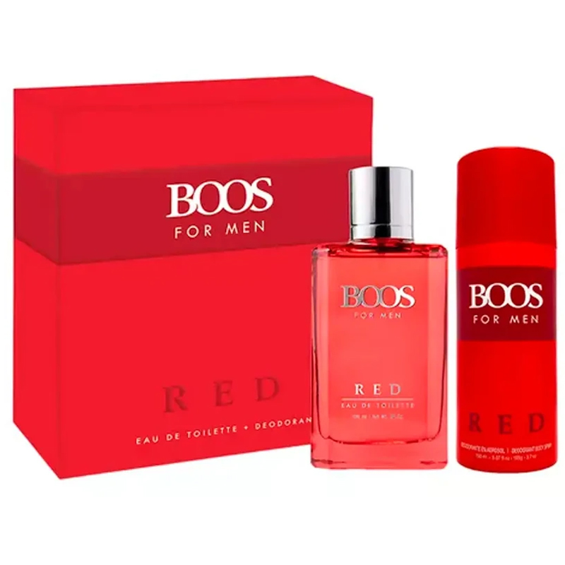 BOOS RED ESTUCHE EDT X100 + DEO X150