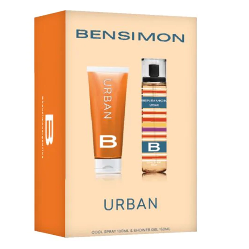 BENSIMON URBAN ESTUCHE MEN COOL SPRAY X100 +SHOWER GEL X150