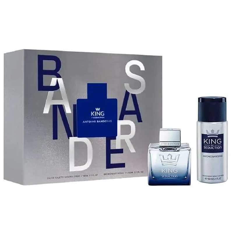 ANTONIO BANDERAS KING OF SEDUCTION MEN ESTUCHE EDTX100 Y D EO